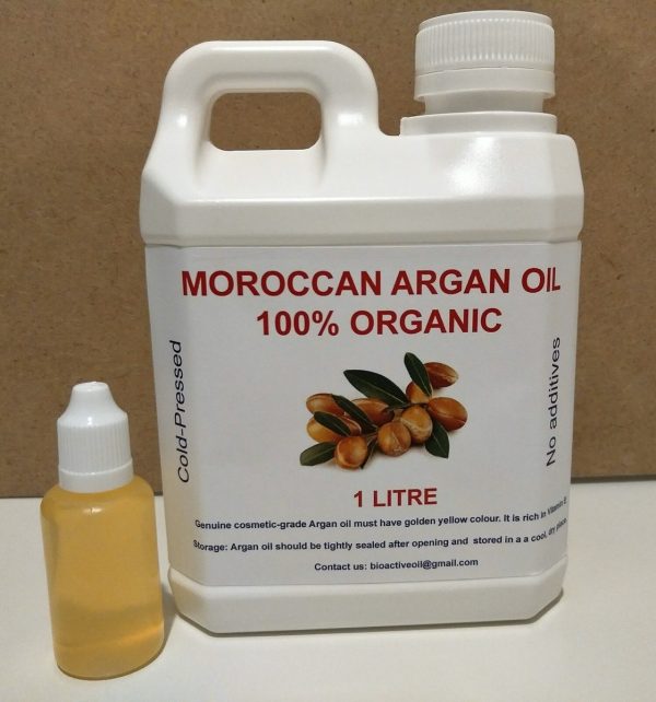 Moroccan Argan Oil – 100% Pure Cold Pressed Argan Oil for Hair, Skin & Nails